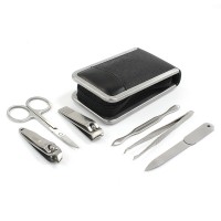 Manicure Set Small Saffiano Black